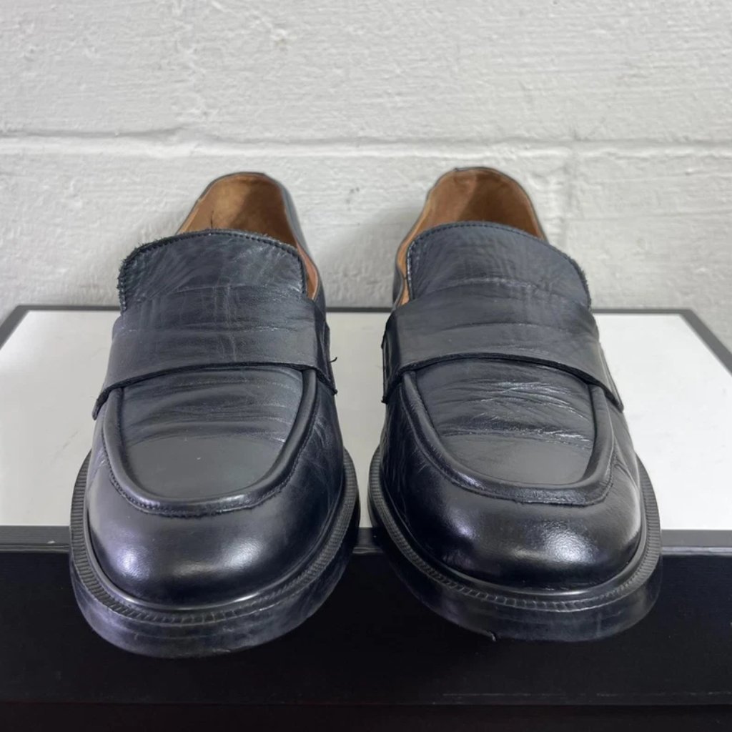 Miz Mooz Gregor Loafer Black Leather Slip On Shoes Women's 39 Eu/8.5-9 Us